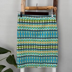 J.CREW “The Pencil Skirt” Aztec Skirt